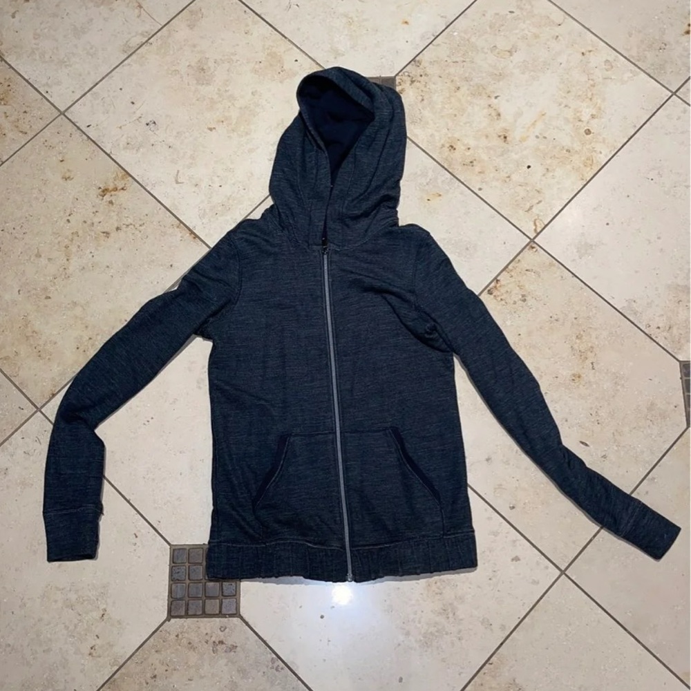 Dark  gray/black Lululemon Jacket (zip up)